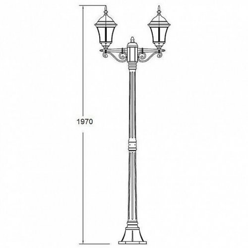 Наземный фонарь Oasis Light 91308S A Gb Наземный фонарь Oasis Light 91308S A Gb
