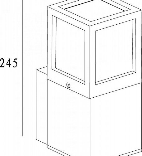 Уличный настенный светильник Deko-Light Facado A 731059