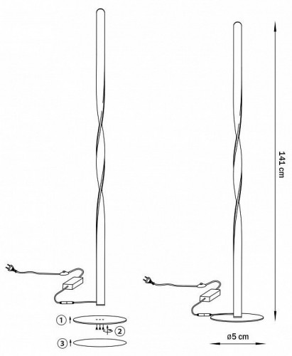 Торшер Lightstar Torino 615719