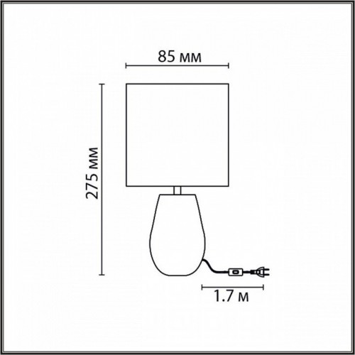 Интерьерная настольная лампа Lumion Akivi 8150/1Т