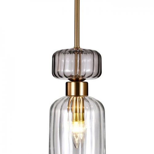 Подвесной светильник Gloss 1141/1S Smoke/Clear Подвесной светильник Gloss 1141/1S Smoke/Clear