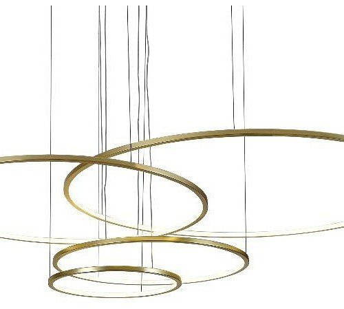 Подвесная люстра Newport LOREN 15104N/S mat.gold