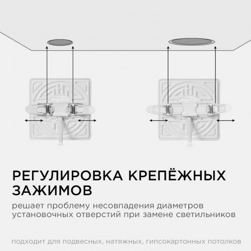Встраиваемый светильник Apeyron Electrics  06-114