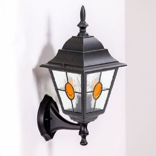 Настенный фонарь Oasis Light уличный QUADRO M lead GLASS 79901MlgY Bl