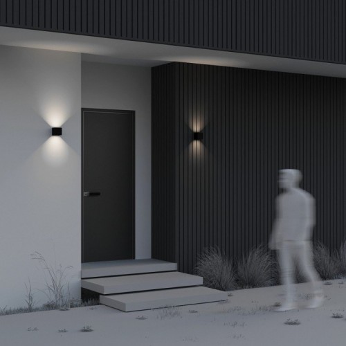 Уличный настенный светодиодный светильник Maytoni Fulton O572WL-L6B Уличный настенный светодиодный светильник Maytoni Fulton O572WL-L6B