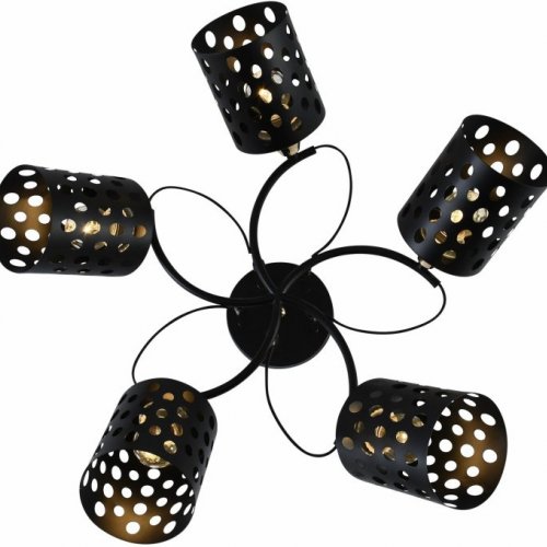 Потолочная люстра 01385-0.3-05 BK+FGD Потолочная люстра 01385-0.3-05 BK+FGD