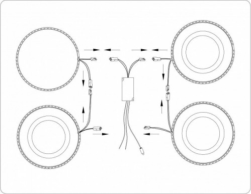 Потолочная люстра Ambrella Light FA FA8866 Потолочная люстра Ambrella Light FA FA8866