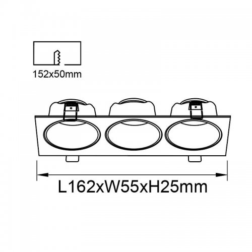 Встраиваемый светильник Mantra ANTILLA 9173 Встраиваемый светильник Mantra ANTILLA 9173