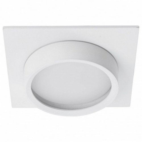 Светильник встраиваемый Feron DL505 потолочный GX53 белый квадрат IP44 51103