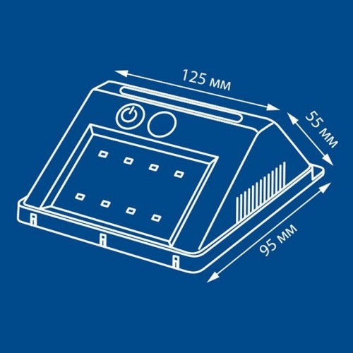 Светильник на солнечных батареях (UL-00003134) Uniel Functional USL-F-163/PT120 Sensor