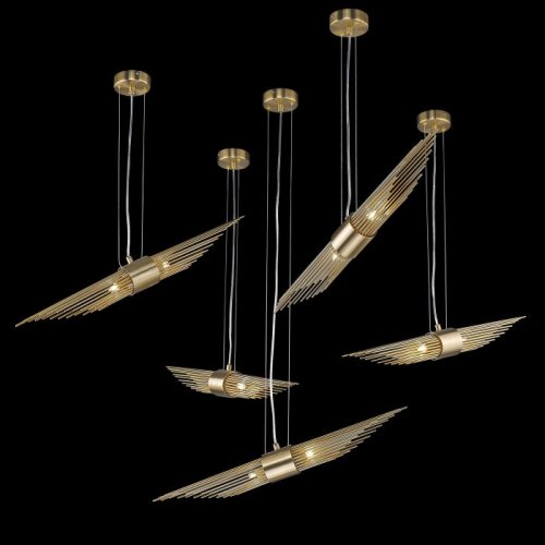 Подвесной светильник DeLight Collection Sfinks P68069-2 antique brass Подвесной светильник DeLight Collection Sfinks P68069-2 antique brass