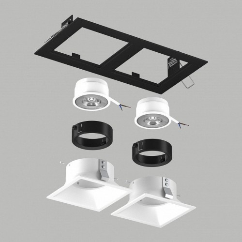 Встраиваемый светильник Lightstar Domino D5270606BMOD