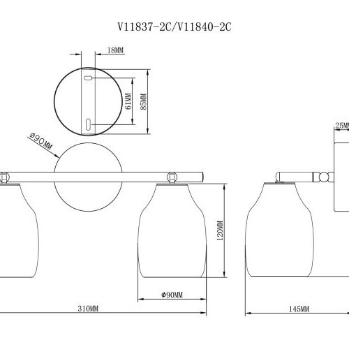 Спот Adalina V11837-2C Спот Adalina V11837-2C