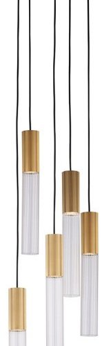 Подвесной светильник Flume MD2045-5A ant.brass Подвесной светильник Flume MD2045-5A ant.brass