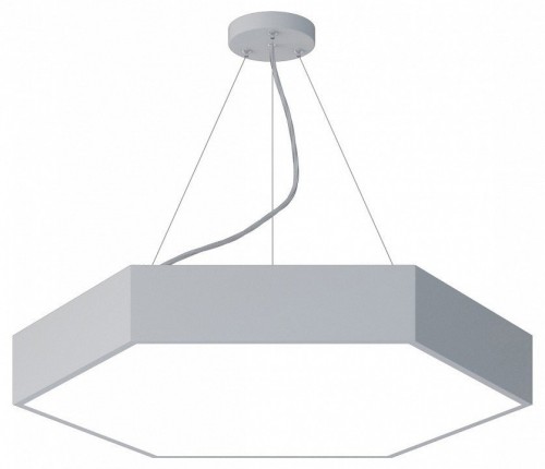 Подвесной светодиодный светильник Geometria ЭРА Hexagon SPO-121-W-40K-038 38Вт 4000К белый Б0050550
