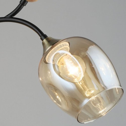 Потолочная люстра 02009-0.3-03 AB+BK Потолочная люстра 02009-0.3-03 AB+BK