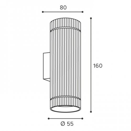 Накладной светильник Wolta NIMB WSL-GU10/W18BG-2 Накладной светильник Wolta NIMB WSL-GU10/W18BG-2