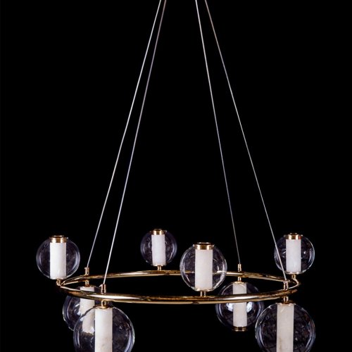 Подвесная люстра Aurore LE7703/8 Gold