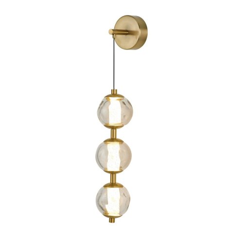 Бра DeLight Collection OD2437 OB2437 brass/clear Бра DeLight Collection OD2437 OB2437 brass/clear