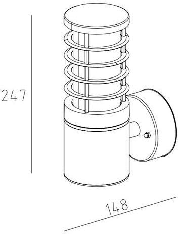 Настенный светильник уличный BRISBANE 61832 Bl Настенный светильник уличный BRISBANE 61832 Bl