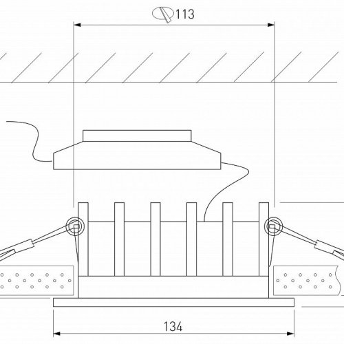 Встраиваемый светодиодный светильник Elektrostandard Combi 25069/LED a069008