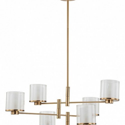 Люстра на штанге Indigo Bilancia 13023/6R Brass Люстра на штанге Indigo Bilancia 13023/6R Brass