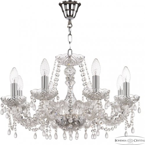 Подвесная люстра Bohemia Ivele Crystal 112 112/8/195 Ni V0300 Подвесная люстра Bohemia Ivele Crystal 112 112/8/195 Ni V0300