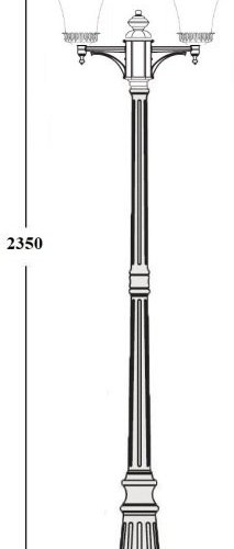 Наземный фонарь ELBA 86409A/01 Bl