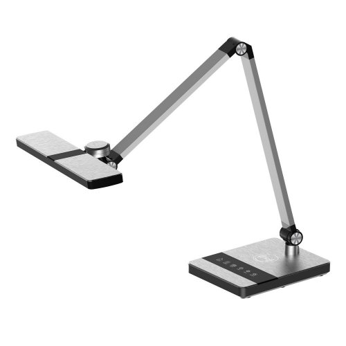 Настольная светодиодная лампа Uniel ULM-D110 15W/3000-6500K/DIM Silver UL-00011289 Настольная светодиодная лампа Uniel ULM-D110 15W/3000-6500K/DIM Silver UL-00011289