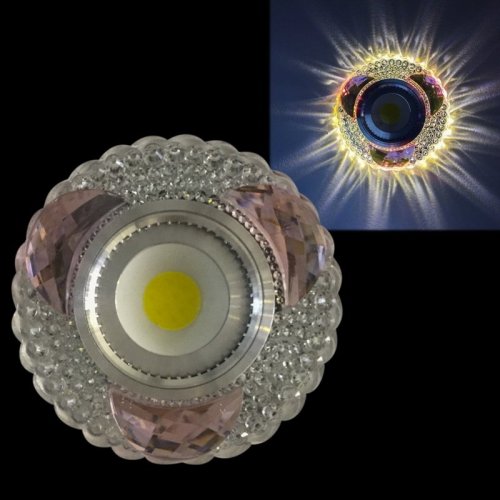 Точечный светильник  42240-9.0-001PL MR16+LED3W CL/PK