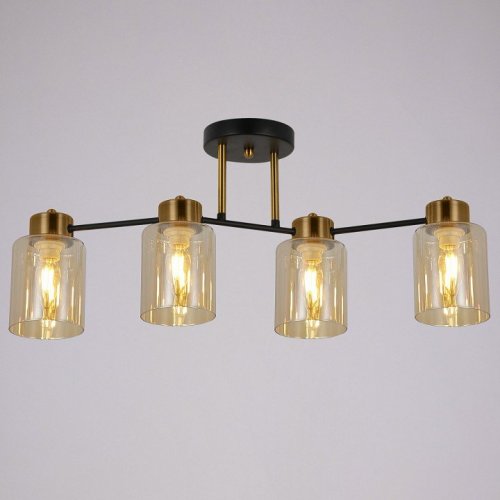 Потолочная люстра  IL6111-4COU-79 BK GD Qui Потолочная люстра  IL6111-4COU-79 BK GD Qui