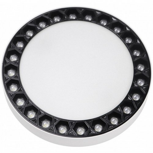 Накладной светильник iLedex Technical Mercury 5552-24W-D165-3/4K-WH+BK Накладной светильник iLedex Technical Mercury 5552-24W-D165-3/4K-WH+BK