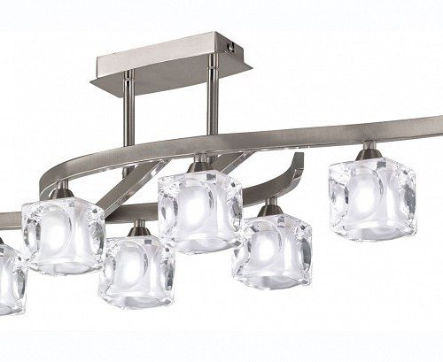 Потолочная люстра Mantra Cuadrax Sn 0004024