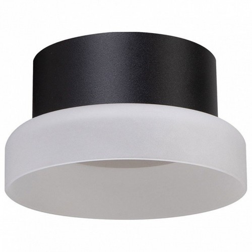 Светильник потолочный Feron HL460 Barrel OPAL 12W, 230V, GX53, черный