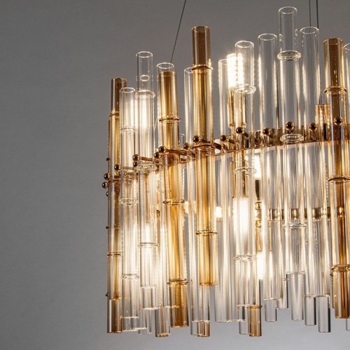 Подвесная люстра Arte Lamp Crystalla A4111LM-16GO Подвесная люстра Arte Lamp Crystalla A4111LM-16GO