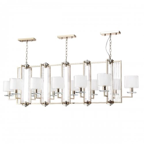 Подвесная люстра Crystal Lux Nicolas SP12 L1600 Gold/White