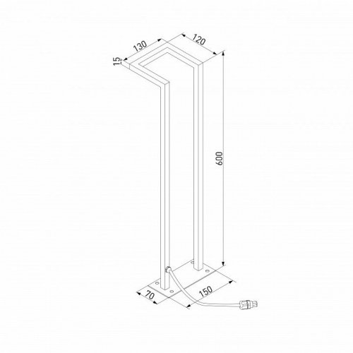 Уличный светодиодный светильник Elektrostandard 35180/S a067901