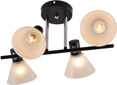 Потолочная люстра Reluce 01553-3.3-04B BK+CR Потолочная люстра Reluce 01553-3.3-04B BK+CR