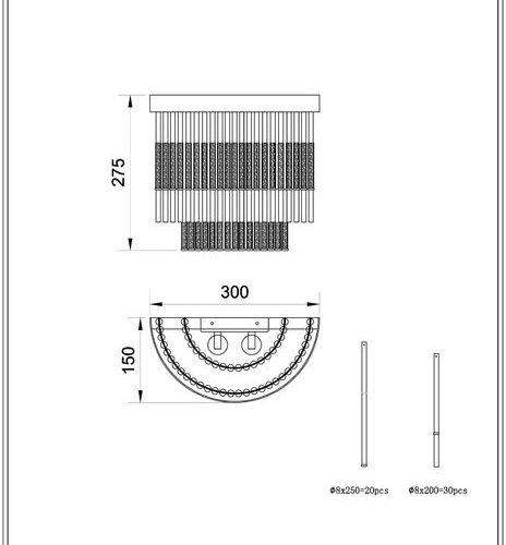 Бра Divinare Brillante 6813/17 AP-2 Бра Divinare Brillante 6813/17 AP-2