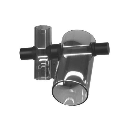 Бра Dancing Glass 7312W black/smoky