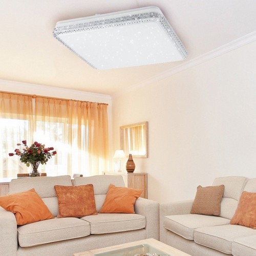 Потолочный светодиодный светильник ЭРА SPB-6-70-RC Brilliance Slim квадратный