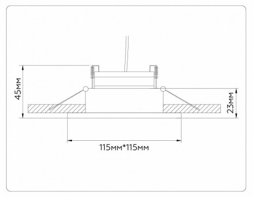 Встраиваемый светильник Ambrella light TECHNO SPOT TN51918