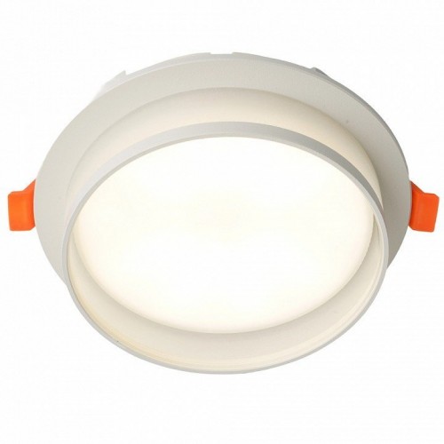 Светильник встраиваемый Feron DL700  потолочный GX70 белый круг 51093