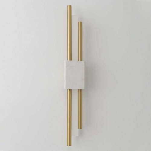 Бра Crystal Lux CARTA AP6W LED WHITE/BRASS