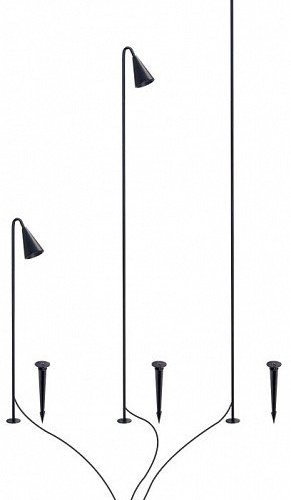 Грунтовый светильник Arte Lamp Muliphein A1084PA-3BK Грунтовый светильник Arte Lamp Muliphein A1084PA-3BK