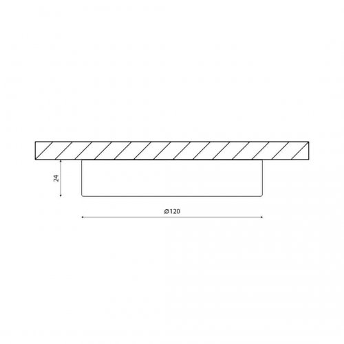 Потолочный светодиодный светильник DesignLed KH-R120-9-WW 007788 Потолочный светодиодный светильник DesignLed KH-R120-9-WW 007788