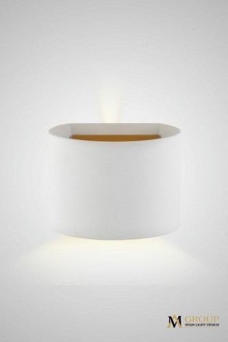 Накладной светильник AM-Group AM11 AM116-2X3W WH+GL