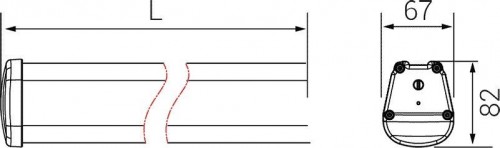 Накладной светильник Fiberli Roda 11120201