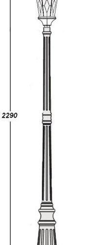 Наземный фонарь ASTORIA 2M 91409M Gw ромб