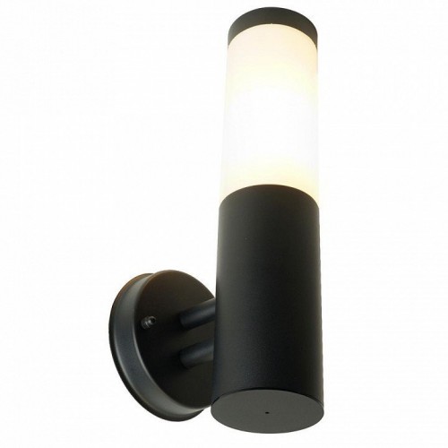 Светильник садово-парковый Feron DH041-B, Техно на стену вверх, 18W E27 230V, черный 51522